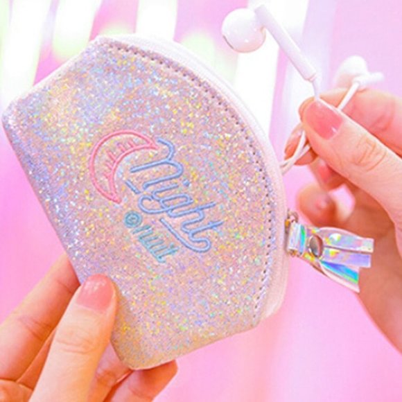 Bentoy Small Zipper Bag Glitter Crescent Night - Picture 3 of 8